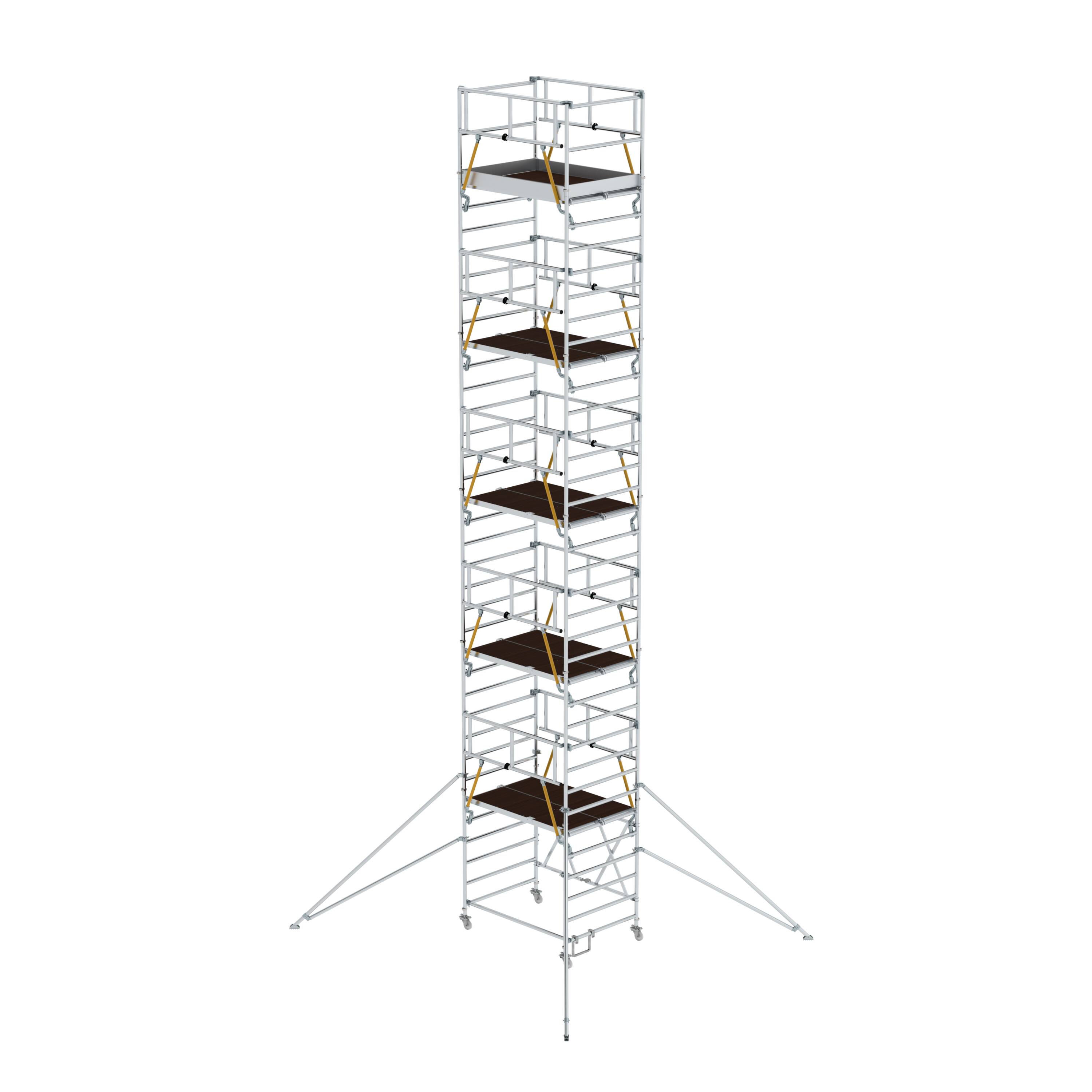 Klappgerüst SG 1,35 x 1,80 m mit Ausleger Plattformhöhe 9,89 m