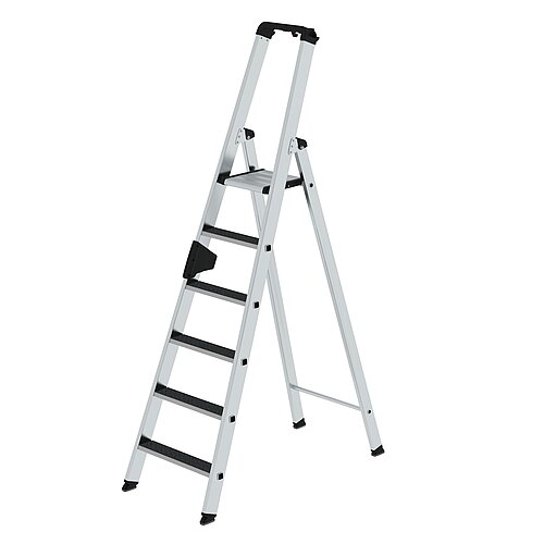 Stufen-Stehleiter einseitig begehbar mit clip-step R13 6 Stufen 41626 Stufen-Stehleiter einseitig begehbar mit clip-step R13 6 Stufen