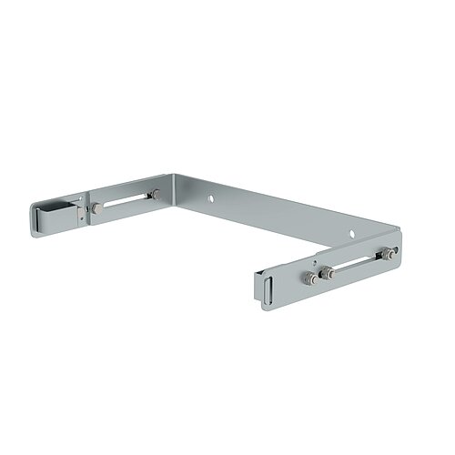 Wandhalter U-Bügel, verstellbar 275-375mm, Stahl verzinkt 63267 Wandhalter U-Bügel, verstellbar 275-375mm, Stahl verzinkt