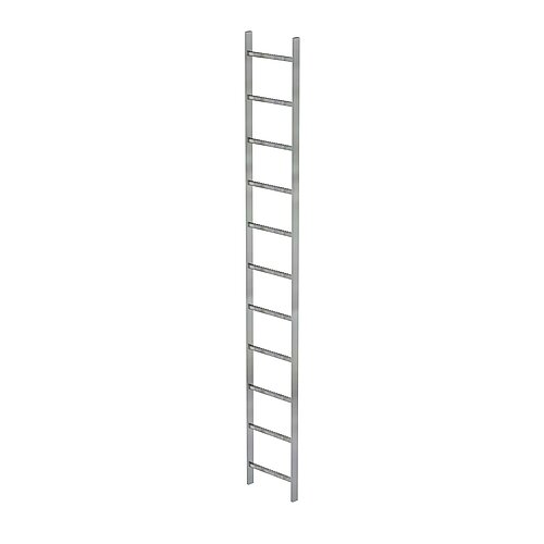 Schachtleiter Stahl feuerverzinkt 400mm Lichte Weite 11 Sprossen 61011 Schachtleiter Stahl feuerverzinkt 400mm Lichte Weite 11 Sprossen