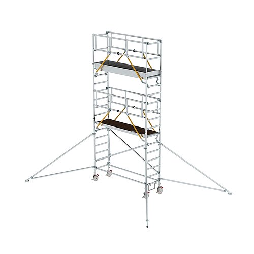 Rollgerüst SG 0,75 x 2,45 m mit Ausleger Plattformhöhe 4,47 m