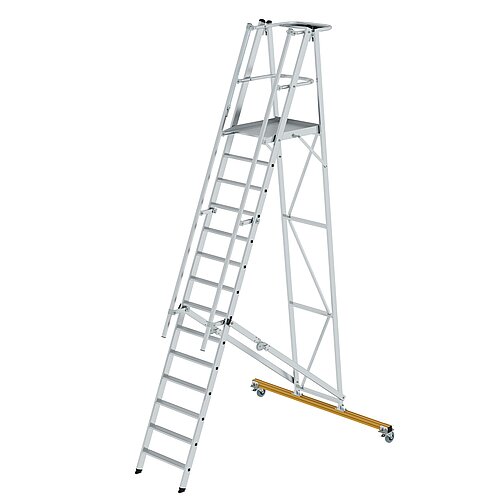 Plattformleiter klappbar und fahrbar 14 Stufen 52314 Plattformleiter klappbar und fahrbar 14 Stufen