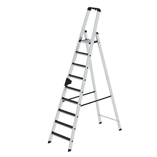Stufen-Stehleiter einseitig begehbar mit clip-step R13 9 Stufen 41629 Stufen-Stehleiter einseitig begehbar mit clip-step R13 9 Stufen