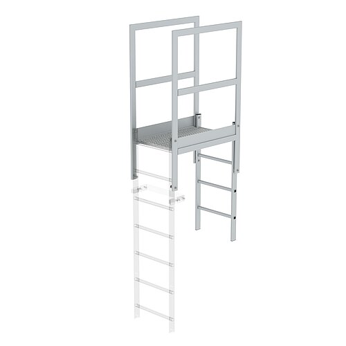 Attika-Überstieg Alu eloxiert 61181 Attika-Überstieg Alu eloxiert