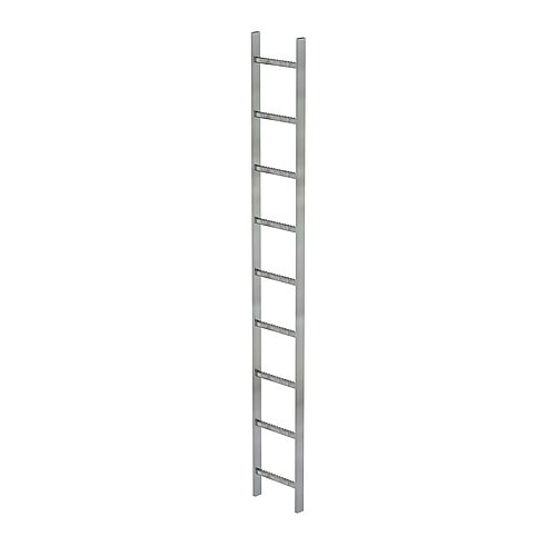 Schachtleiter Stahl feuerverzinkt 300mm Lichte Weite 9 Sprossen 60009 Schachtleiter Stahl feuerverzinkt 300mm Lichte Weite 9 Sprossen