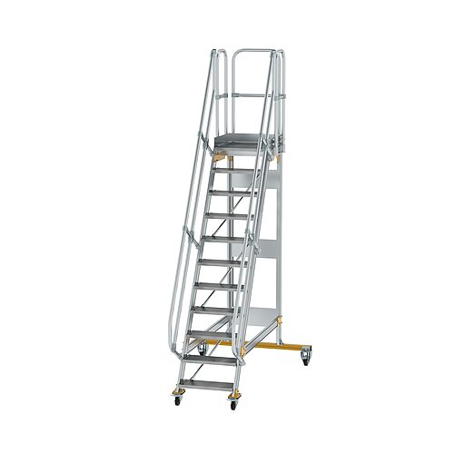 Plattformtreppe fahrbar 60° Stufenbreite 600 mm 11 Stufen