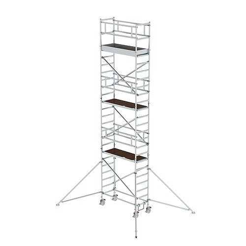Rollgerüst 0,75 x 1,80 m mit Ausleger Plattformhöhe 6,35 m 154646 Rollgerüst 0,75 x 1,80 m mit Ausleger Plattformhöhe 6,35 m