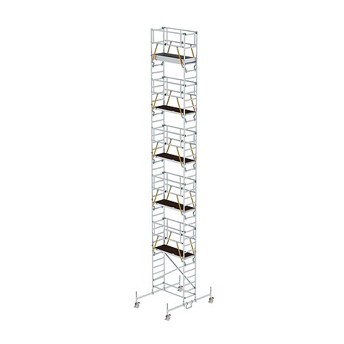 Rollgerüst SG 0,75 x 1,80 m mit Fahrbalken Plattformhöhe 10,45 m