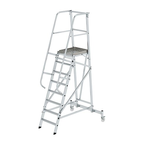 Plattformleiter fahrbar 8 Stufen 52508 Plattformleiter fahrbar 8 Stufen