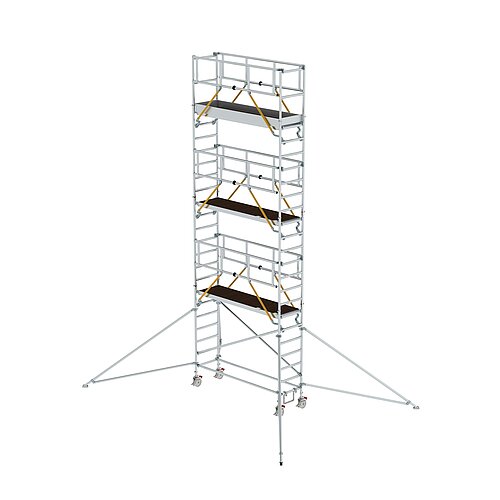 Rollgerüst SG 0,75 x 2,45 m mit Ausleger Plattformhöhe 6,43 m