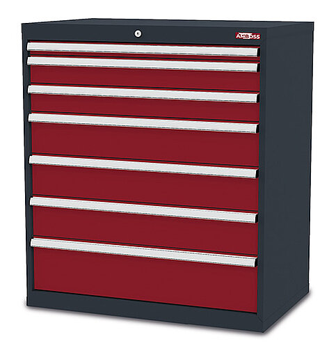 AMBOSS Schubladenschrank, BxTxH 900x575x1020 mm, 7 Schubladen ABCL9H101231 AMBOSS Schubladenschrank, BxTxH 900x575x1020 mm, 7 Schubladen