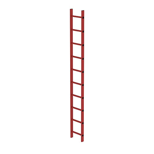Schachtleiter GFK 300mm Lichte Weite 10 Sprossen 64010 Schachtleiter GFK 300mm Lichte Weite 10 Sprossen