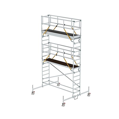 Rollgerüst SG 0,75 x 3,0 m mit Fahrbalken Plattformhöhe 4,66 m
