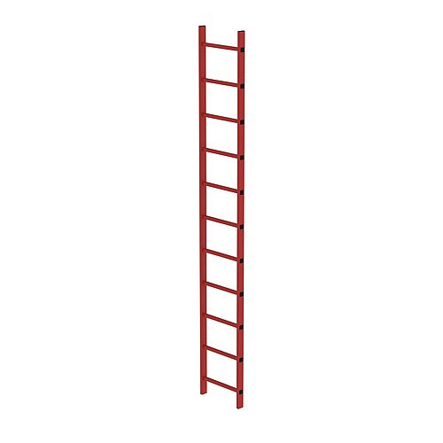 Schachtleiter GFK 400mm Lichte Weite 11 Sprossen 64111 Schachtleiter GFK 400mm Lichte Weite 11 Sprossen