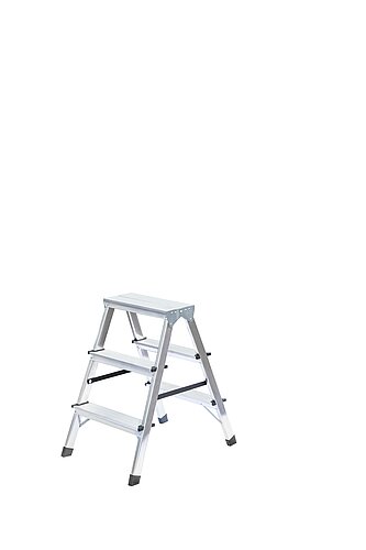 Haushaltsleiter beidseitig begehbar 2x3 Stufen 11163 Haushaltsleiter beidseitig begehbar 2x3 Stufen