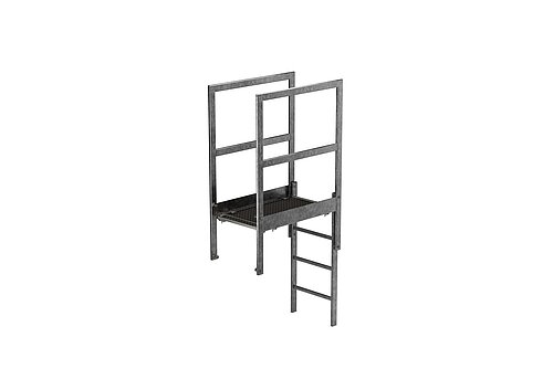 Attika-Überstieg Stahl verzinkt Sonderlänge 880 mm lichte Länge 63182 Attika-Überstieg Stahl verzinkt Sonderlänge 880 mm lichte Länge