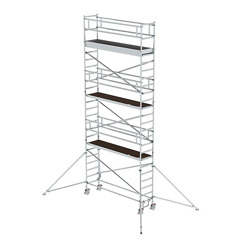 Rollgerüst 0,75 x 3,0 m mit Ausleger Plattformhöhe 6,35 m 156646 Rollgerüst 0,75 x 3,0 m mit Ausleger Plattformhöhe 6,35 m