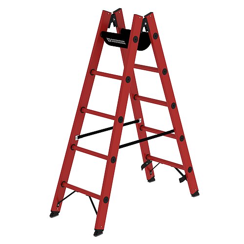 Sprossen-Stehleiter GFK 2x5 Sprossen 36405 Sprossen-Stehleiter GFK 2x5 Sprossen