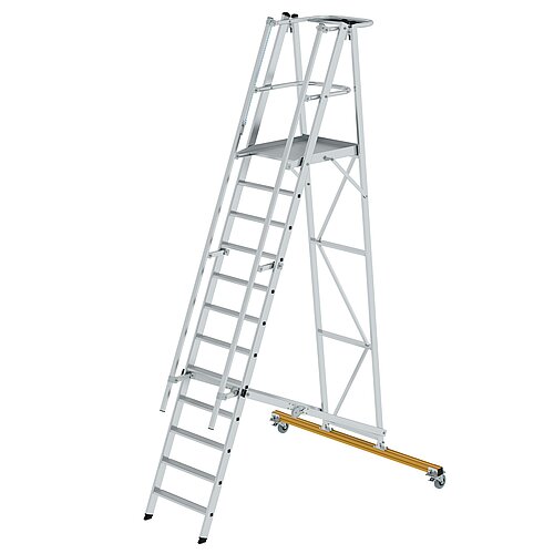 Plattformleiter klappbar und fahrbar 12 Stufen 52312 Plattformleiter klappbar und fahrbar 12 Stufen