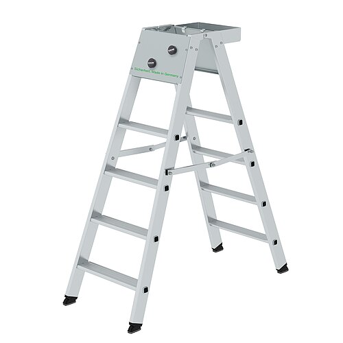 Sicherheits-Stufen-Stehleiter 2x4 Stufen 42722 Sicherheits-Stufen-Stehleiter 2x4 Stufen
