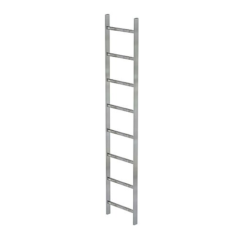 Schachtleiter Stahl feuerverzinkt 400mm Lichte Weite 8 Sprossen 61008 Schachtleiter Stahl feuerverzinkt 400mm Lichte Weite 8 Sprossen