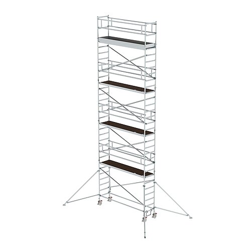 Rollgerüst 0,75 x 3,0 m mit Ausleger Plattformhöhe 8,35 m 156846 Rollgerüst 0,75 x 3,0 m mit Ausleger Plattformhöhe 8,35 m