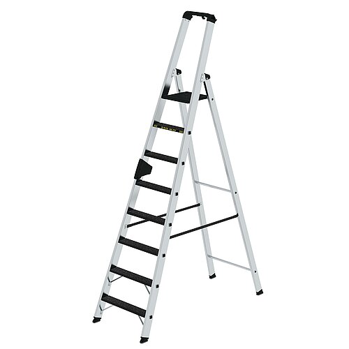 Stufen-Stehleiter 250 kg einseitig begehbar mit clip-step R13 8 Stufen 42708 Stufen-Stehleiter 250 kg einseitig begehbar mit clip-step R13 8 Stufen