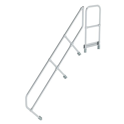 Zweiter Handlauf für Treppe mit Plattform 45° 8 Stufen 600508 Zweiter Handlauf für Treppe mit Plattform 45° 8 Stufen