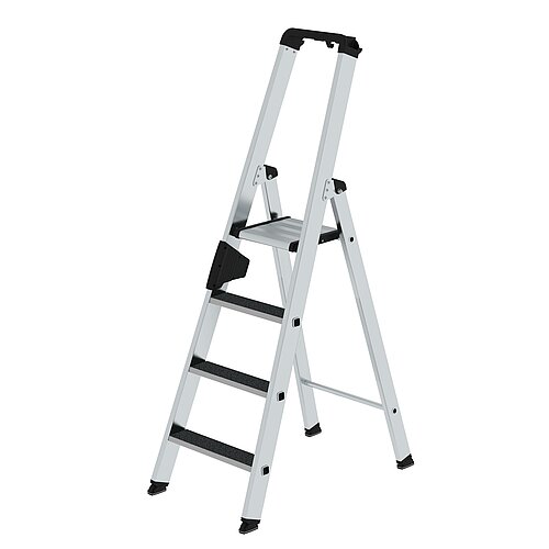 Stufen-Stehleiter einseitig begehbar mit clip-step R13 4 Stufen 41624 Stufen-Stehleiter einseitig begehbar mit clip-step R13 4 Stufen