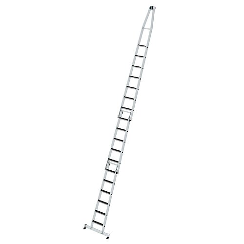 Stufen-Glasreinigerleiter-Satz mit nivello®-Traverse und clip-step R13 3-teilig