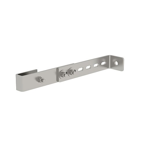 Wandhalter, verstellbar, Edelstahl 62019 Wandhalter, verstellbar, Edelstahl