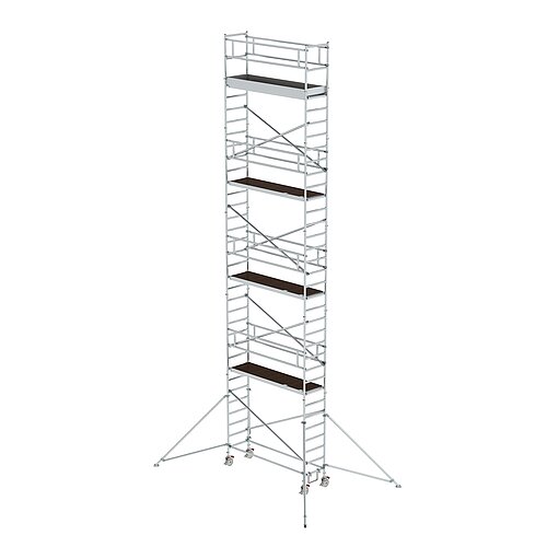 Rollgerüst 0,75 x 2,45 m mit Ausleger Plattformhöhe 9,35 m