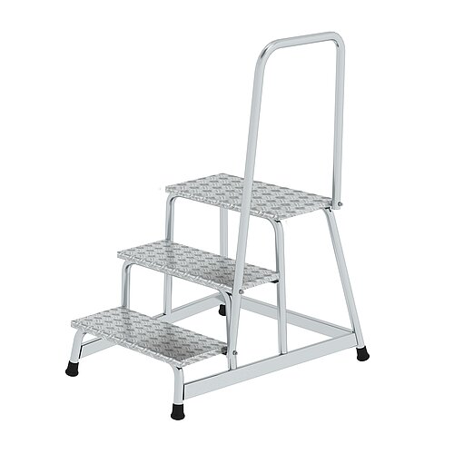 Arbeitspodest starr mit Handlauf 3 Stufen 50043 Arbeitspodest starr mit Handlauf 3 Stufen