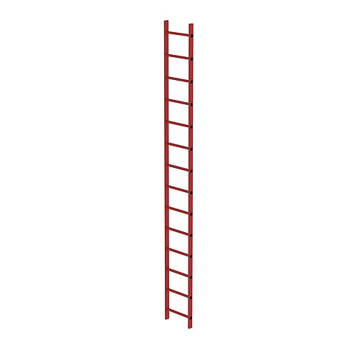 Schachtleiter GFK 400mm Lichte Weite 14 Sprossen 64114 Schachtleiter GFK 400mm Lichte Weite 14 Sprossen