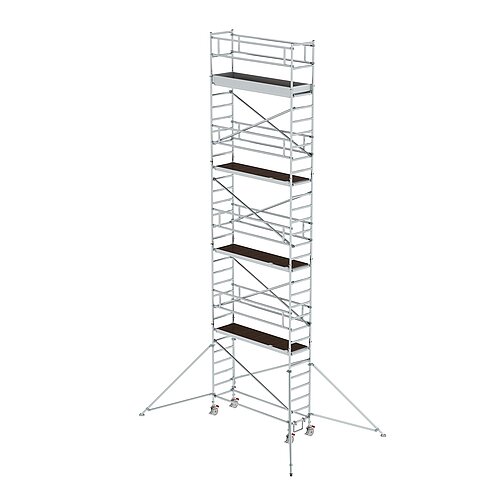 Rollgerüst 0,75 x 2,45 m mit Ausleger Plattformhöhe 8,35 m