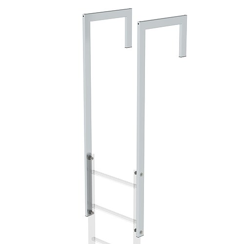 Ausstiegsholm abgewinkelt Alu blank 62049 Ausstiegsholm abgewinkelt Alu blank