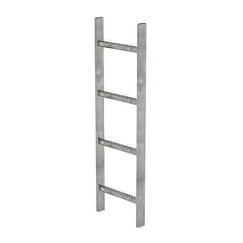 Schachtleiter Stahl feuerverzinkt 300mm Lichte Weite 4 Sprossen 60004 Schachtleiter Stahl feuerverzinkt 300mm Lichte Weite 4 Sprossen