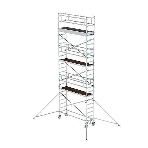 Rollgerüst 0,75 x 2,45 m mit Ausleger Plattformhöhe 6,35 m