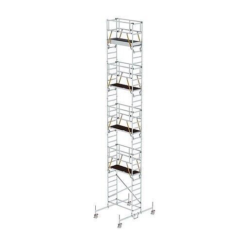 Rollgerüst SG 0,75 x 1,80 m mit Fahrbalken Plattformhöhe 9,70 m