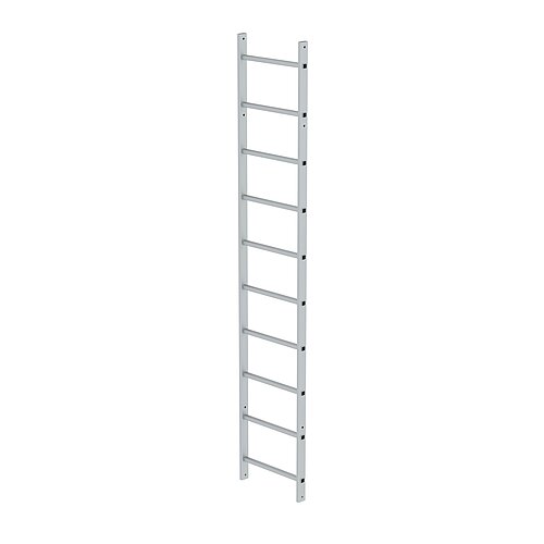 Leiterteil Alu eloxiert 10 Sprossen 61265 Leiterteil Alu eloxiert 10 Sprossen