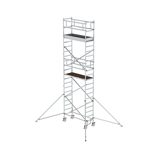 Rollgerüst 0,75 x 1,80 m mit Ausleger Plattformhöhe 5,35 m
