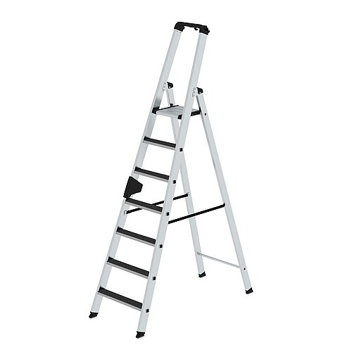 Stufen-Stehleiter einseitig begehbar mit clip-step R13 7 Stufen 41627 Stufen-Stehleiter einseitig begehbar mit clip-step R13 7 Stufen
