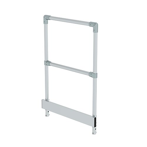 Geländer stirnseitig für Arbeitspodest fahrbar stirnseitig 800 mm