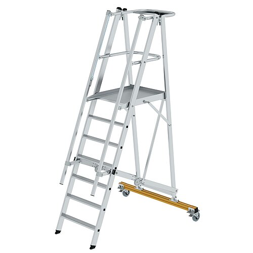 Plattformleiter klappbar und fahrbar 7 Stufen 52307 Plattformleiter klappbar und fahrbar 7 Stufen