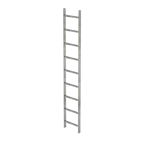 Schachtleiter Stahl feuerverzinkt 400mm Lichte Weite 9 Sprossen 61009 Schachtleiter Stahl feuerverzinkt 400mm Lichte Weite 9 Sprossen