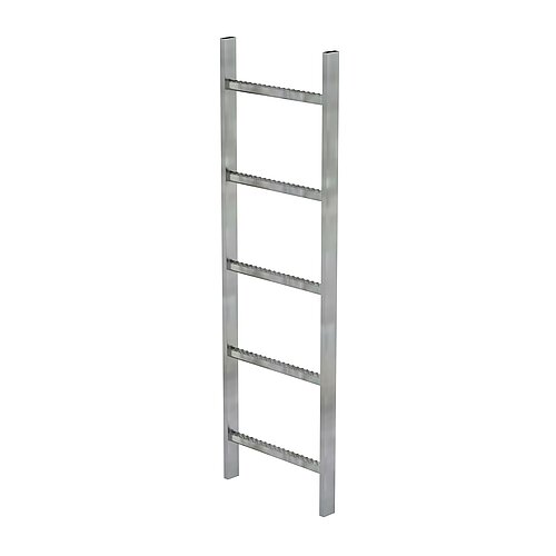 Schachtleiter Stahl feuerverzinkt 400mm Lichte Weite 5 Sprossen 61005 Schachtleiter Stahl feuerverzinkt 400mm Lichte Weite 5 Sprossen