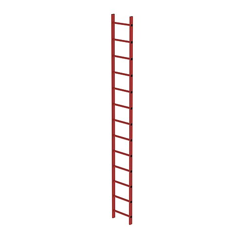 Schachtleiter GFK 400mm Lichte Weite 13 Sprossen 64113 Schachtleiter GFK 400mm Lichte Weite 13 Sprossen