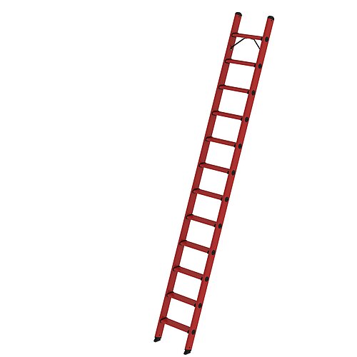 Stufen-Anlegeleiter GFK ohne Traverse 12 Stufen 36362 Stufen-Anlegeleiter GFK ohne Traverse 12 Stufen