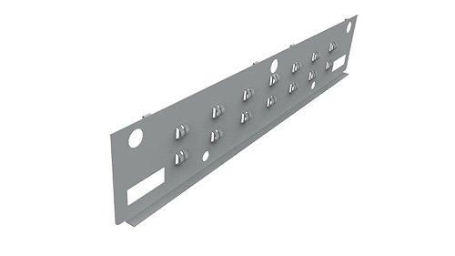 AMBOSS Seitenfachschienen,  BLH 75 mm, für Innenmaß 500x450 mm