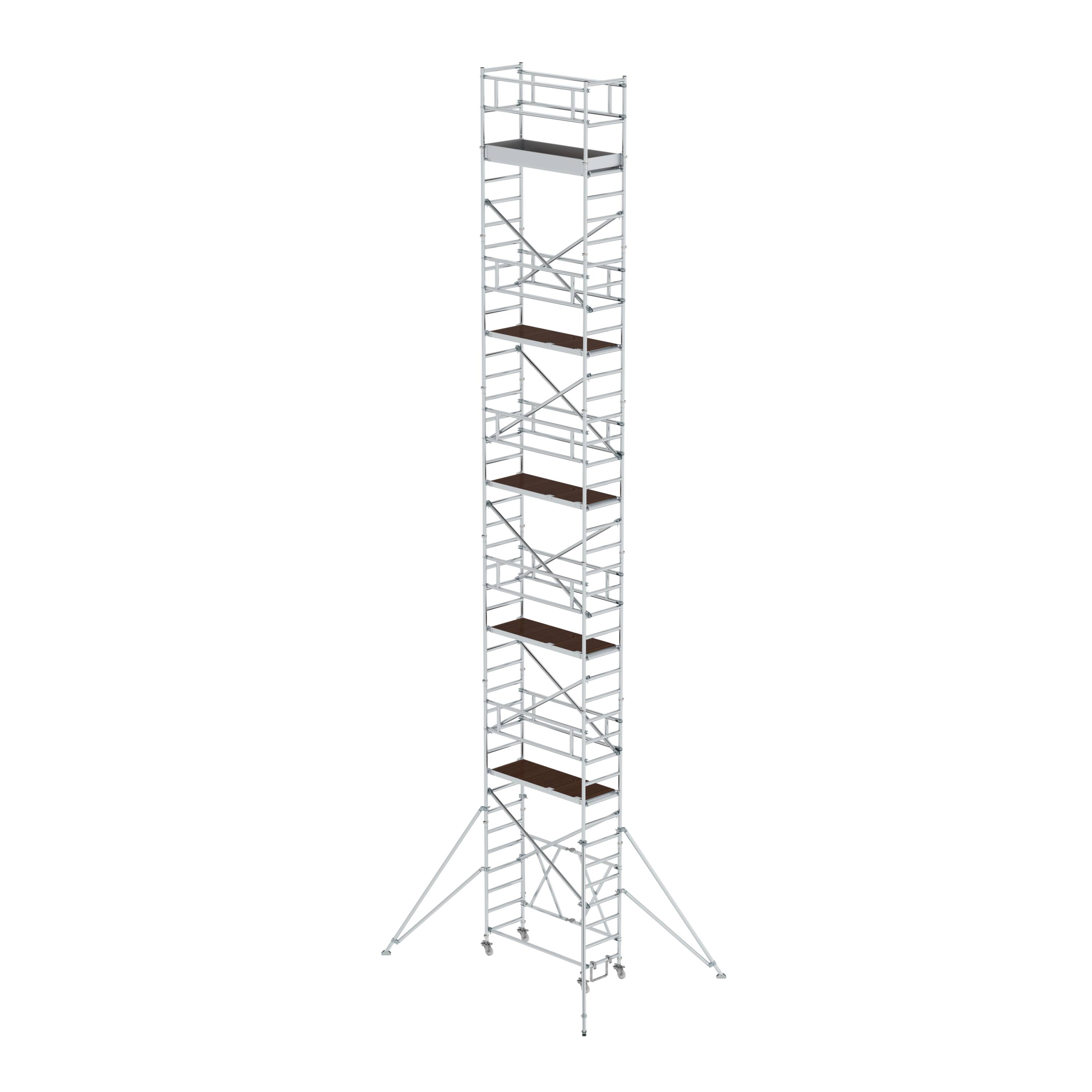 Klappgerüst 0,75 x 1,80 m mit Ausleger Plattformhöhe 10,80 m 115109 Klappgerüst 0,75 x 1,80 m mit Ausleger Plattformhöhe 10,80 m